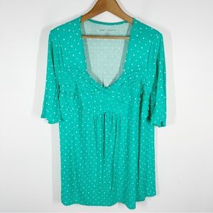 Jessica London Polka Dot Tunic Top 14/16